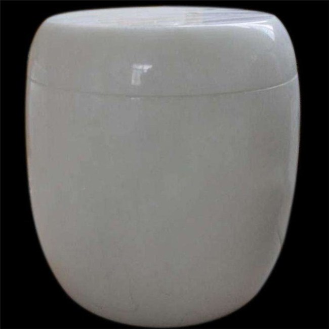 White Marble stone tombstone ash urn